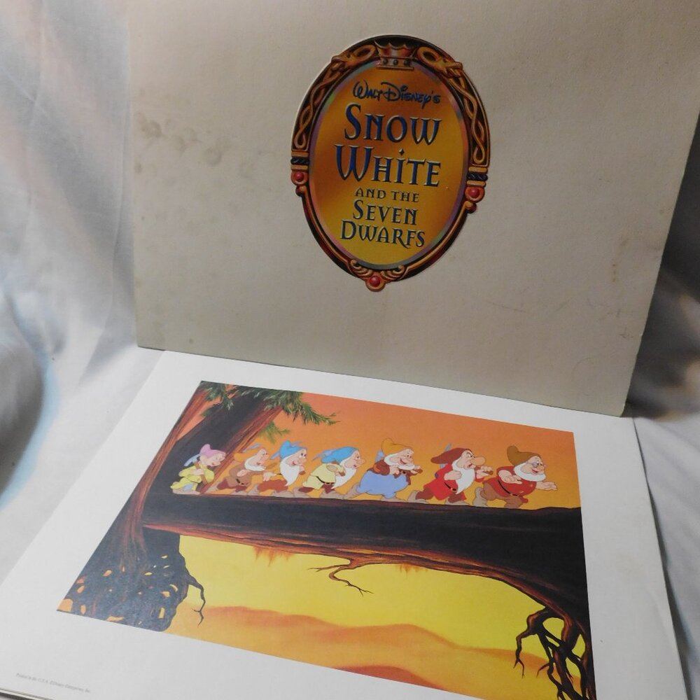 Disney Snow White and the Seven Dwarfs Lithographs Exclusive Portfolio 2001
